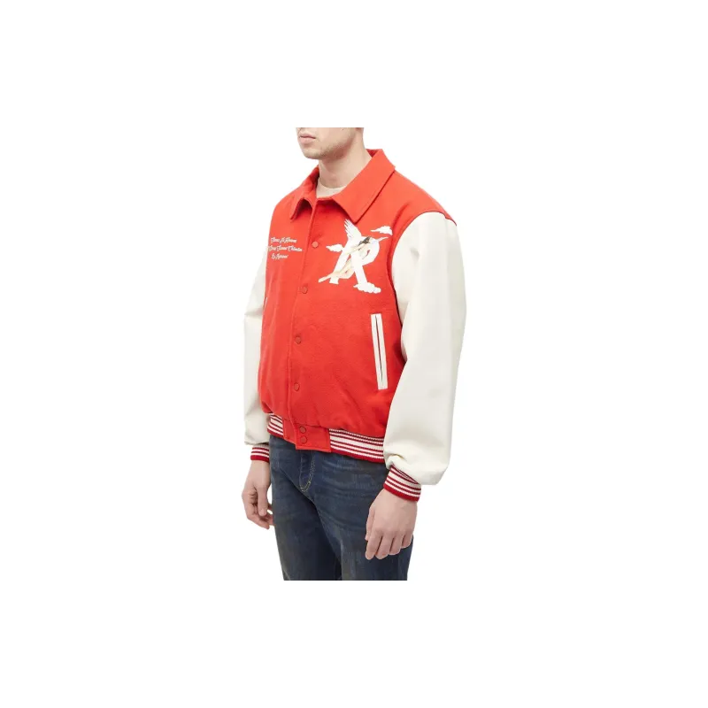 REPRESENT Baseball Jacket Men's Red-2