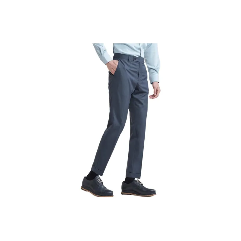 SAINT ANGELO Suit Trouser Men's Gray Blue-3