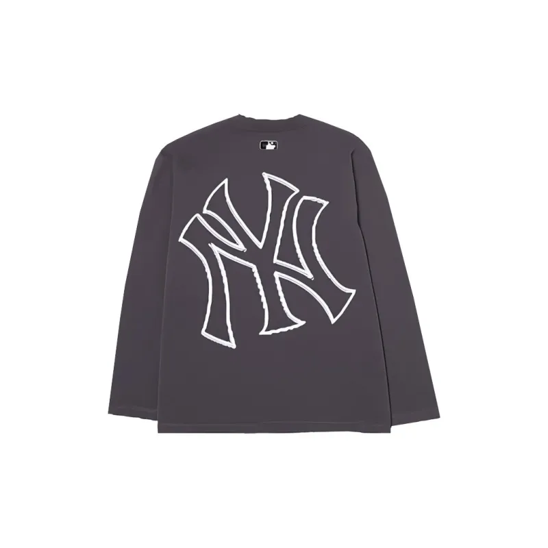 MLB New York Yankees Sweatshirt Unisex Dark Gray-1