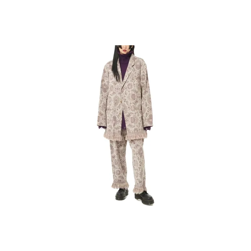 Yohji Yamamoto Jackets Unisex Beige Yellow-5