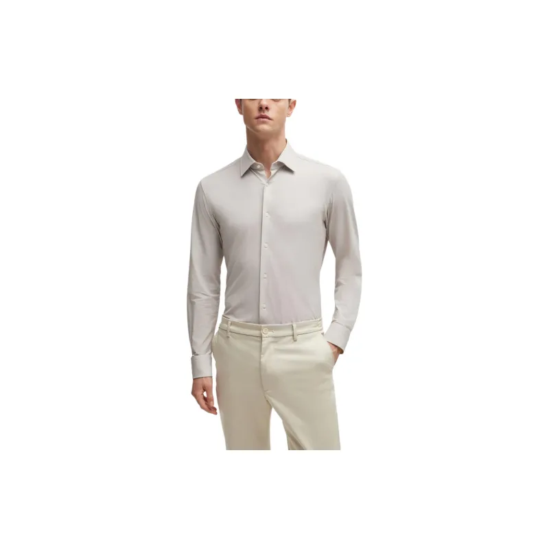 HUGO BOSS SS24 Shirt Men's Khaki-1