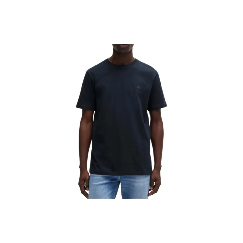 HUGO BOSS Logo Patch Crewneck T Shirt-1