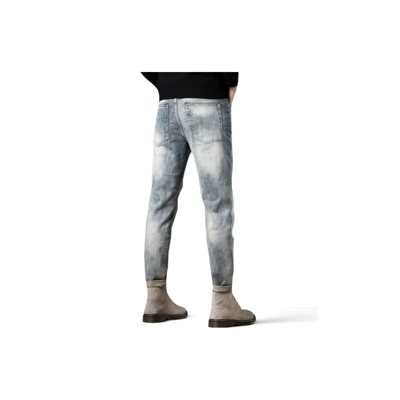 FAIRWHALE Jeans Unisex Denim Blue-7