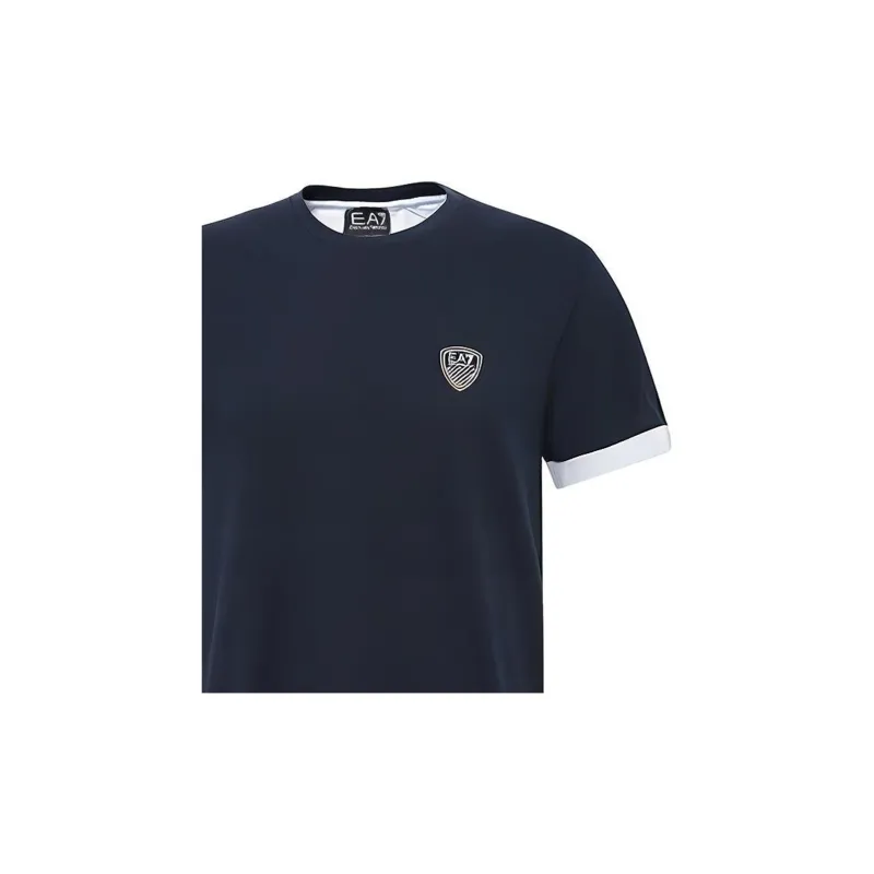 EMPORIO ARMANI T Shirts Men Navy Blue-4