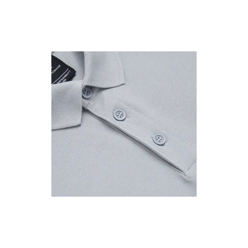 ARMANI EXCHANGE SS24 Polo Shirt Men's Gray Blue-5