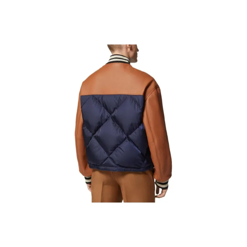 VERSACE SS23 Baseball Jacket Men's Brown-3