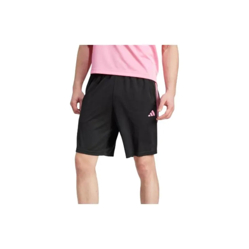 Adidas Casual Shorts Men's Black/White/Bliss Pink-2