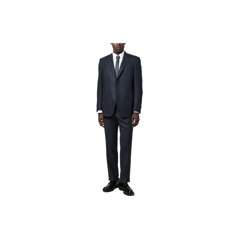 Canali Single-breasted Tailored Wool Jacket-1