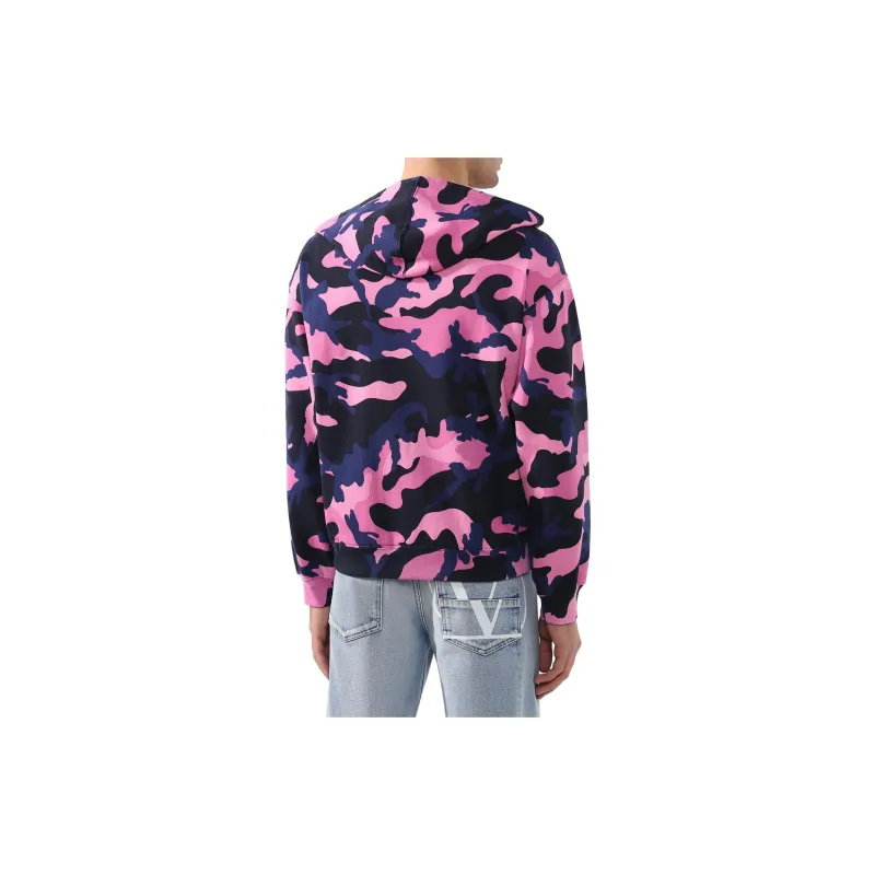 Valentino Sweatshirt Men's Camouflage Pink-4