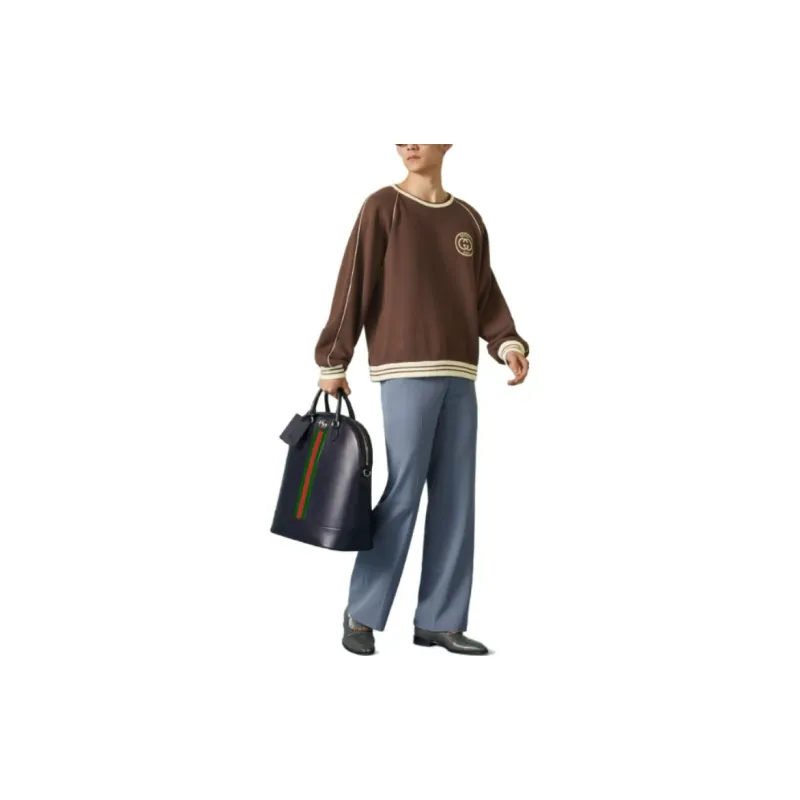 GUCCI Sweatshirts Men Brown-1