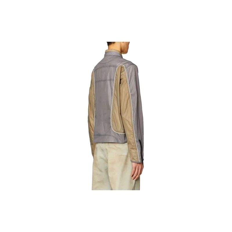DIESEL Jackets Men Gray Brown-4