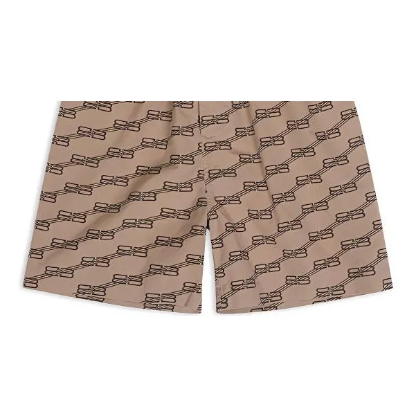 Balenciaga SS22 Casual Shorts Men's Brown-5