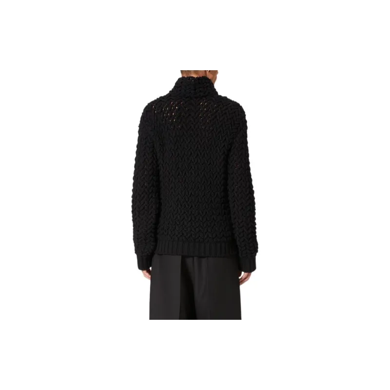 Valentino High Neck Long-Sleeved Jumper-2