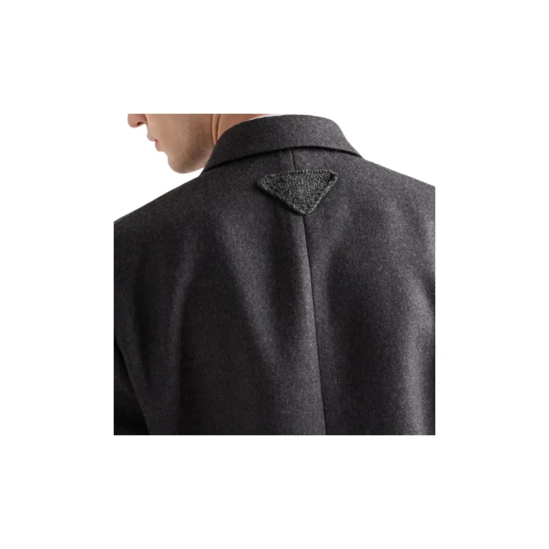 PRADA Double breasted Wool Blazer-4
