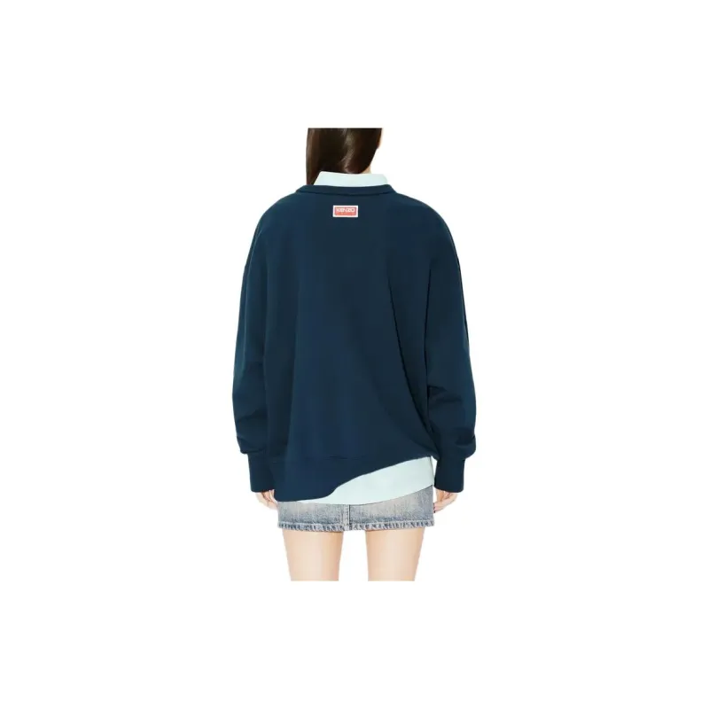 KENZO Lucky Tiger Logo Embroidered Sweatshirt-4