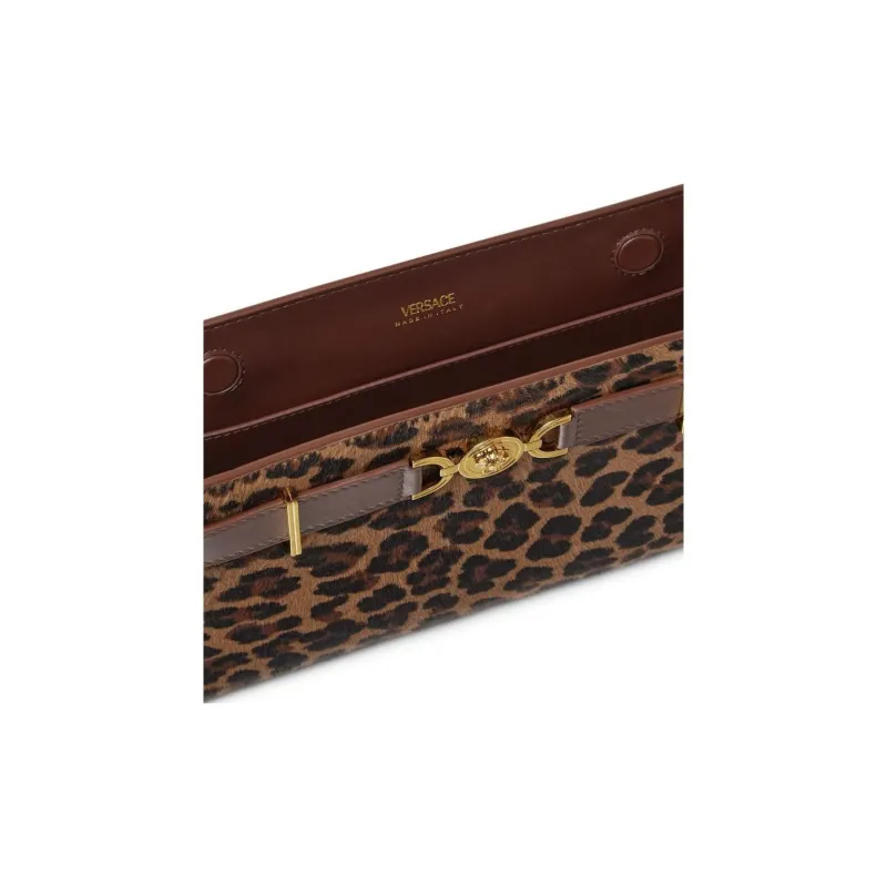 VERSACE Medusa '95 Leopard print Clutch Bag-3