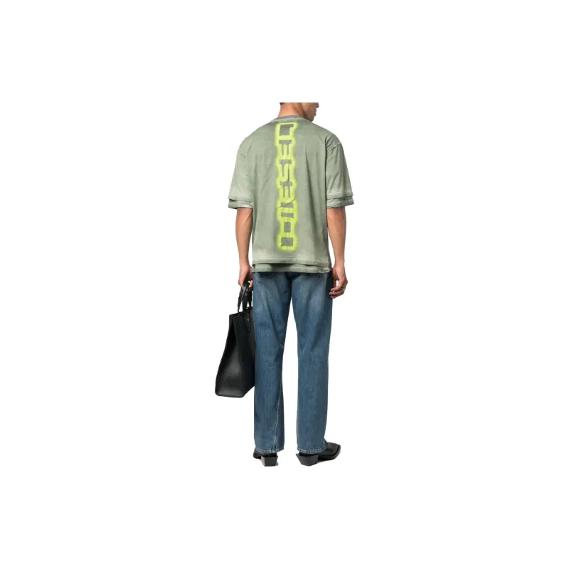 DIESEL T-Shirt Men's Moss Green-4