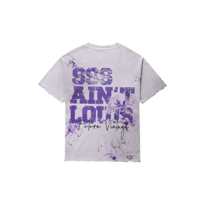 SSSAINT LOUIS T Shirt Unisex Light Gray-2