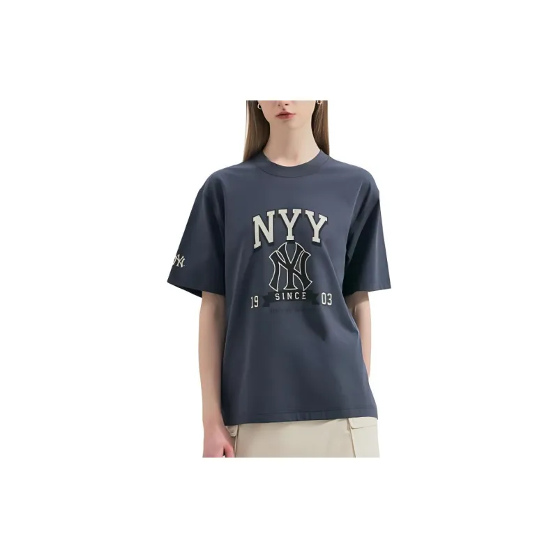 MLB New York Yankees T Shirts Unisex Gray-2