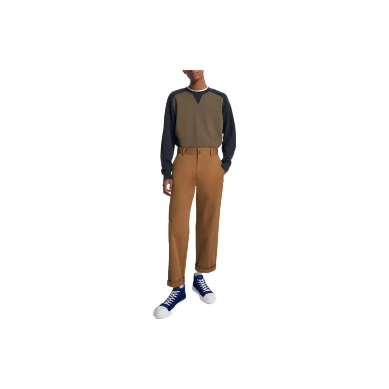 THEORY Casual Pants Men Brown-1