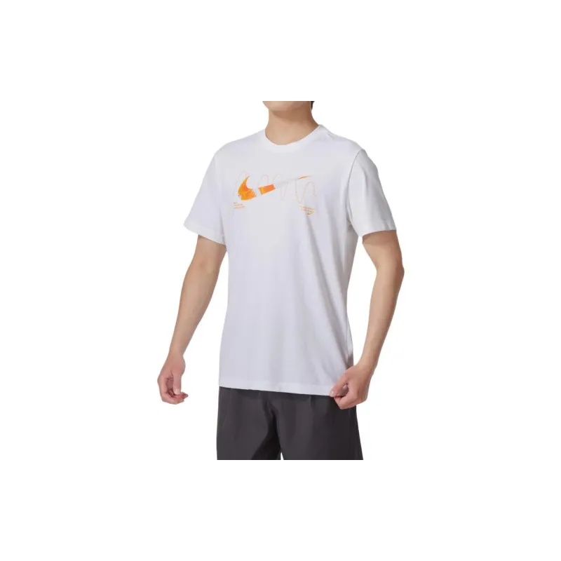 Nike T Shirts Men White-1