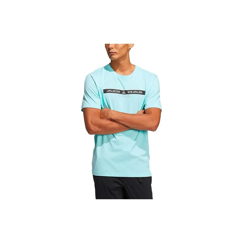 Adidas T Shirts Men Blue-1