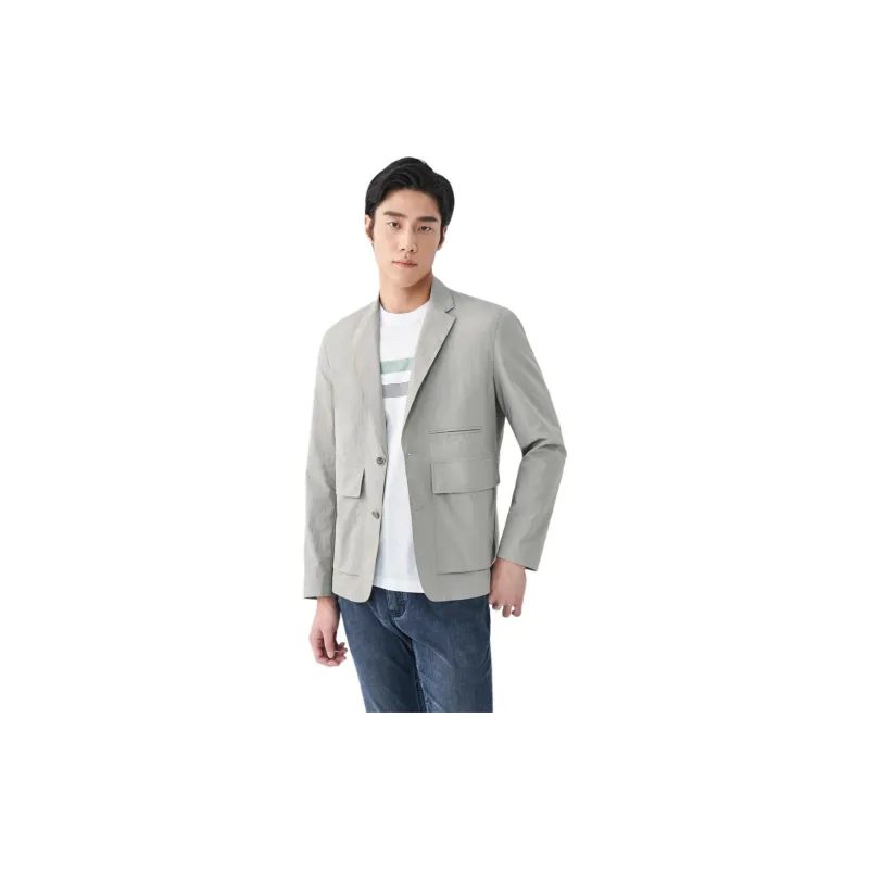 GOLDLION Business Suit Men's Gray Green-1