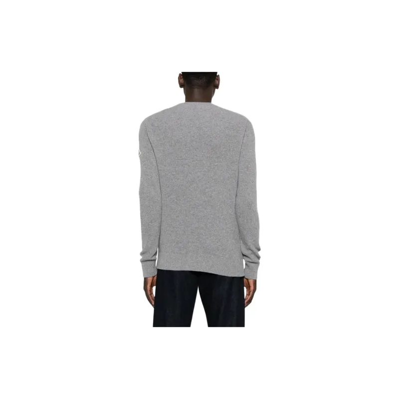 Moncler Sweaters Men Gray-2