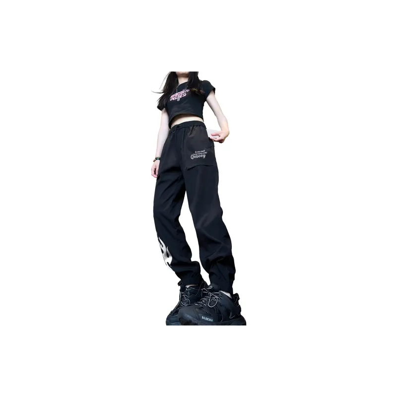 Qnxeey Casual Pants Unisex-9