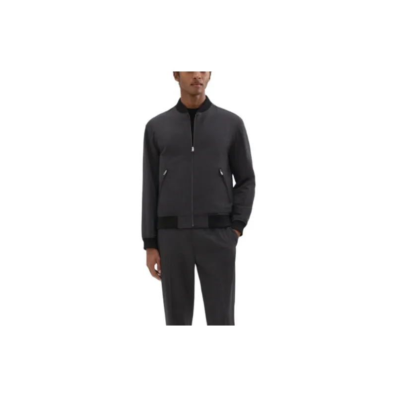 THEORY Jackets Coats Men's Deep Charcoal Gray-1