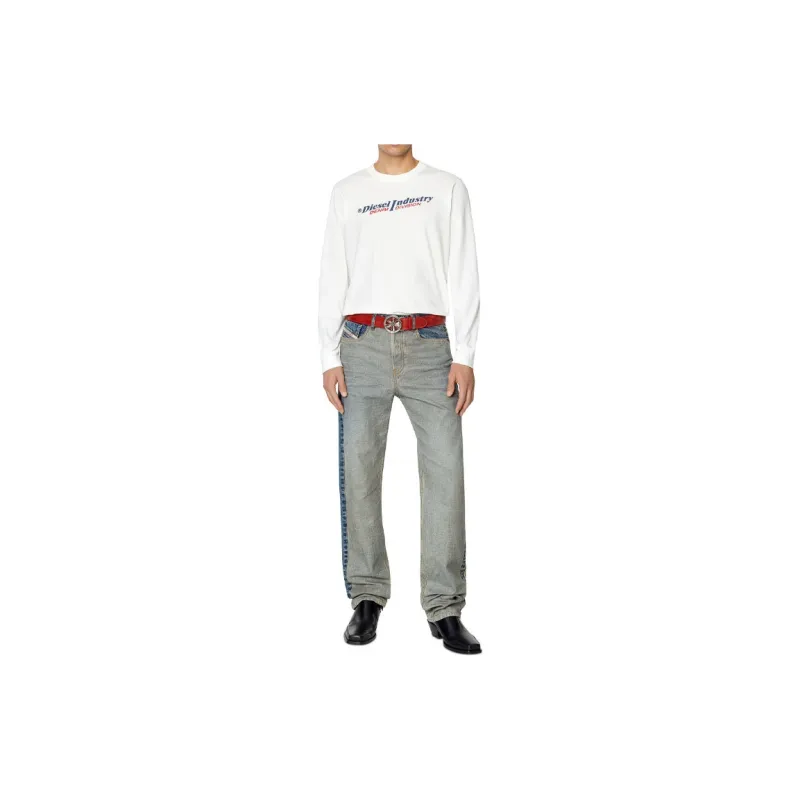 DIESEL Logo Detailed Crewneck Sweatshirt-2