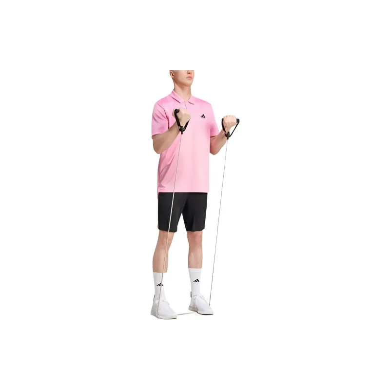 Adidas Casual Shorts Men's Black/White/Bliss Pink-1