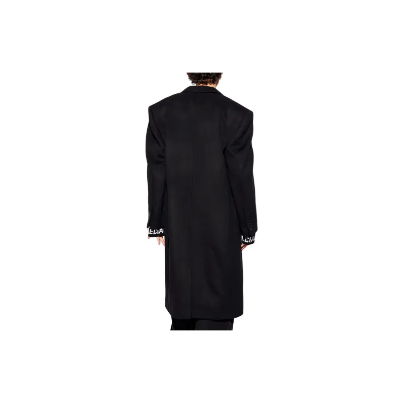 Balenciaga Collared Button-Up Coat-4