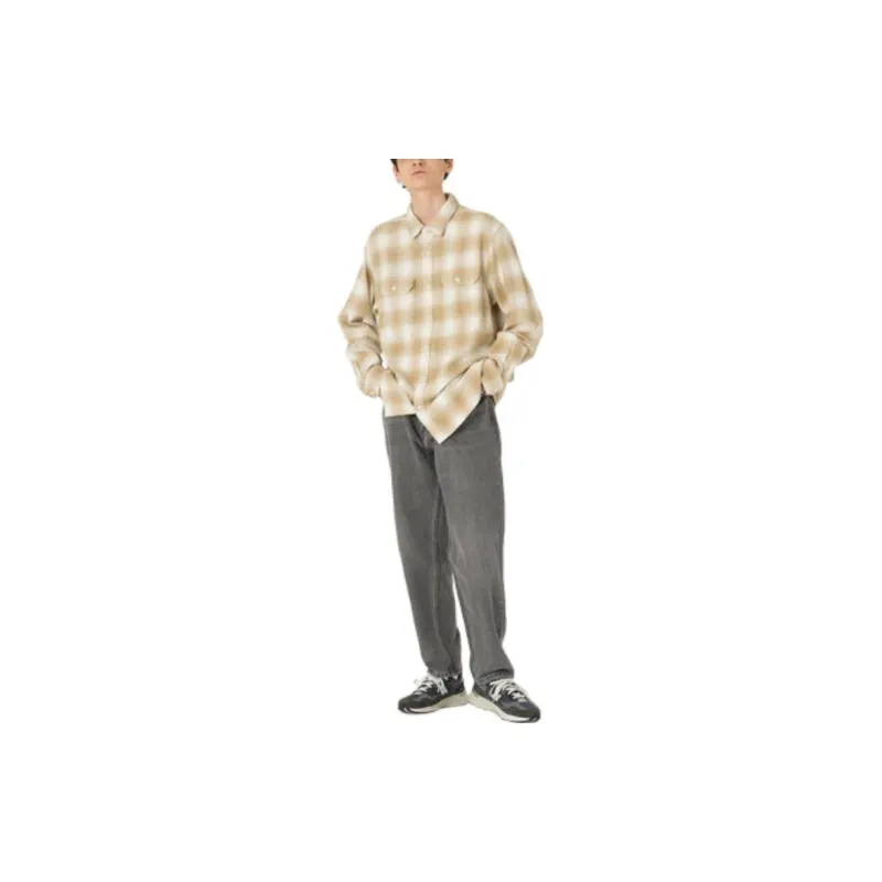 Levis Shirts Men Beige Yellow-1
