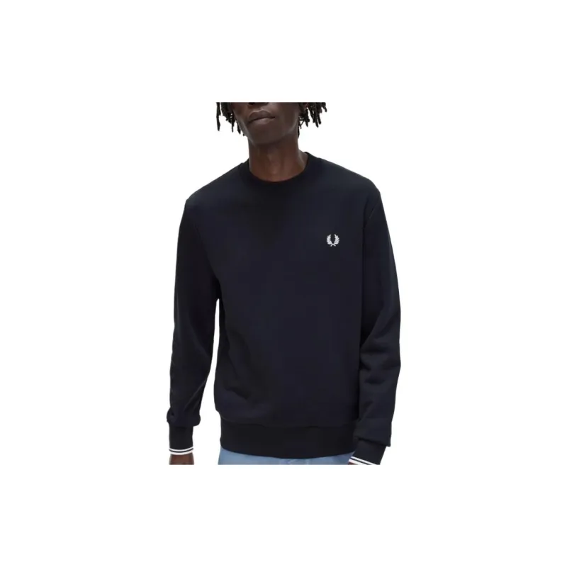 FRED PERRY Embroidered Logo Crew neck Sweatshirt-4