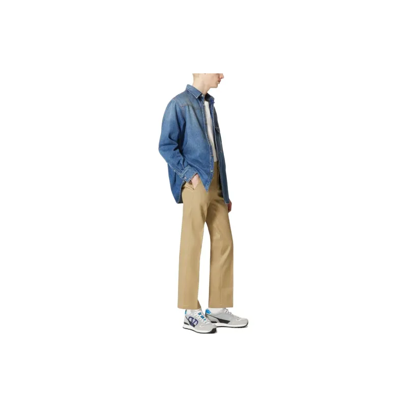 Valentino SS23 Casual Pants Men's Khaki-1