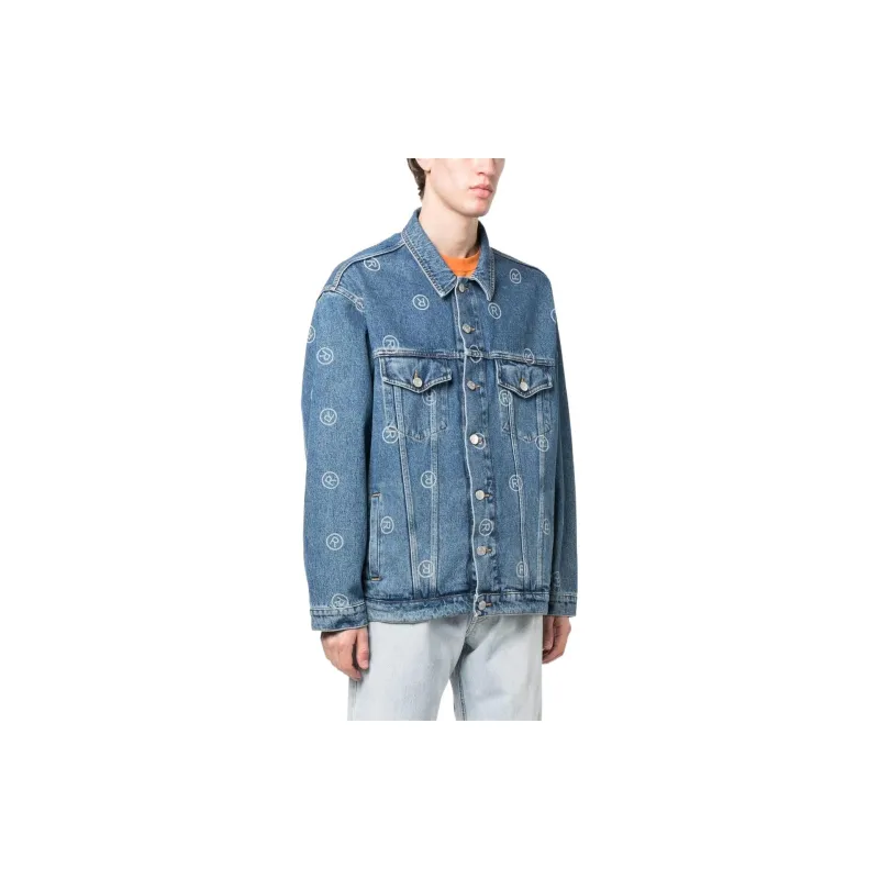 Martine Rose Motif print Denim Jacket-3