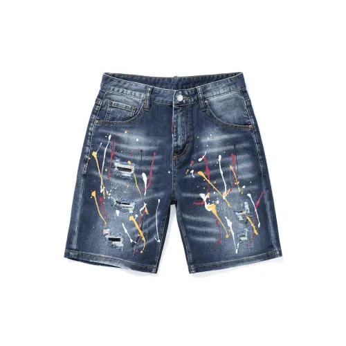 SANTASTIC Denim Shorts Men Blue