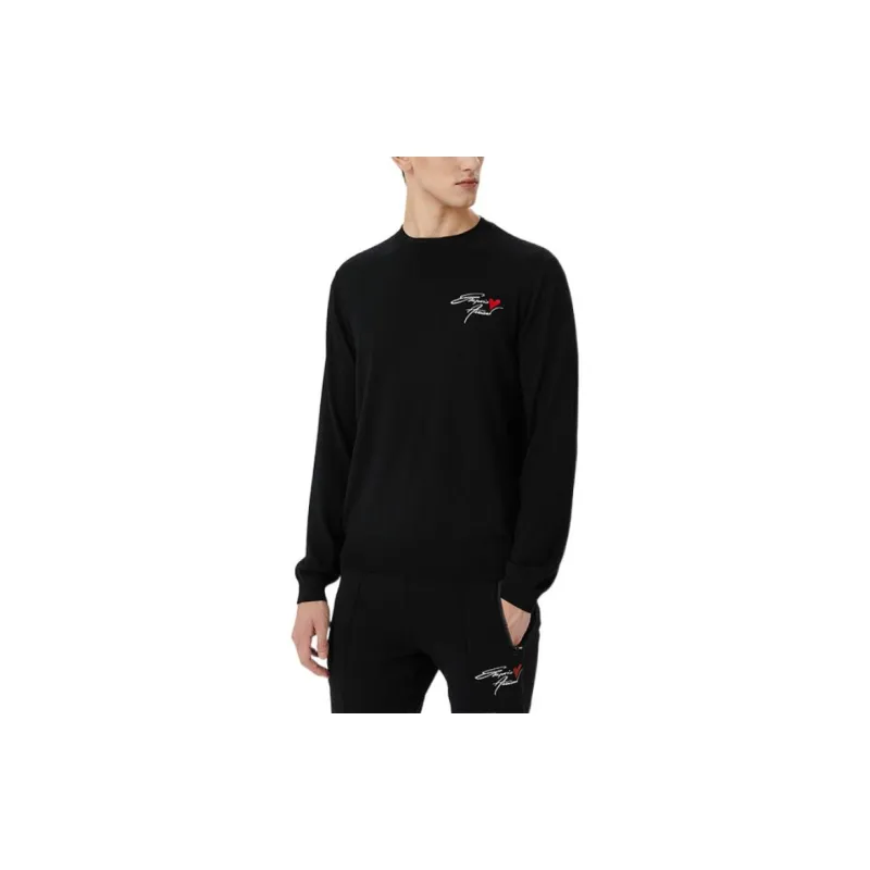 EMPORIO ARMANI Sweaters Men Black-3