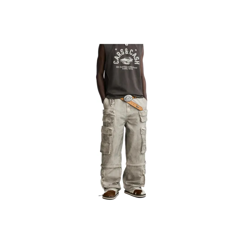 ZARA x Two Jeys SS24 Cargo Pants Men's Khaki-2