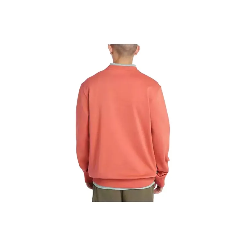 Timberland Linear Logo Crew Neck Sweatshirt Sweatshirt Men's Burnt Ochre-3