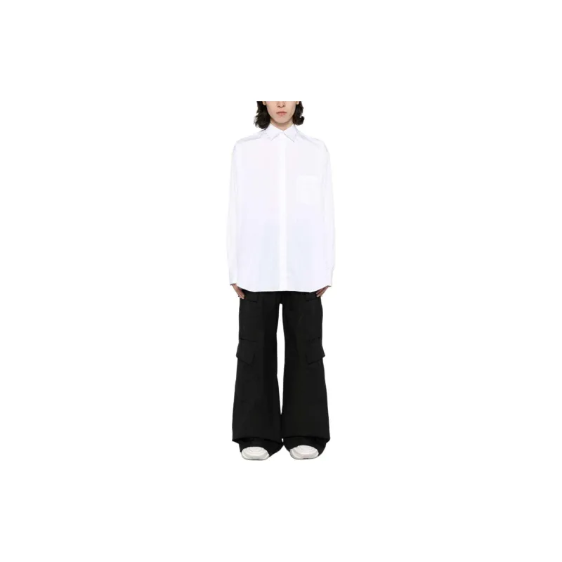 Vetements Logo tag Cotton Shirt-1