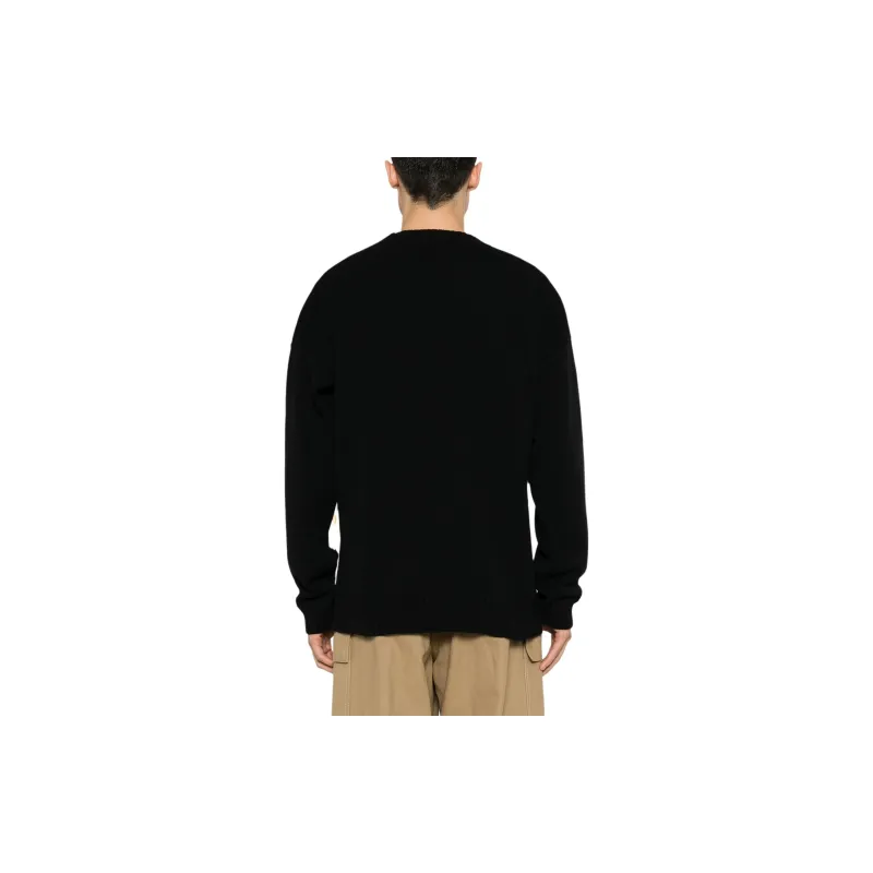 MSGM Floral Intarsia-knit Jumper-2