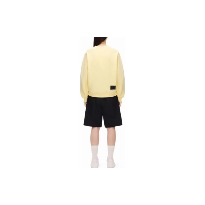 WE11DONE Sweatshirts Unisex Yellow-3