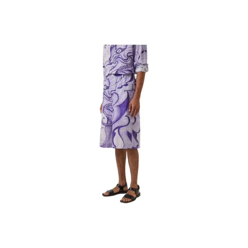 Lemaire Angkasapura Bermuda Shorts Casual Shorts Unisex Purple-2