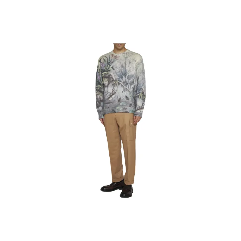 ETRO Cargo Pockets Stretched Tapered Trousers-1