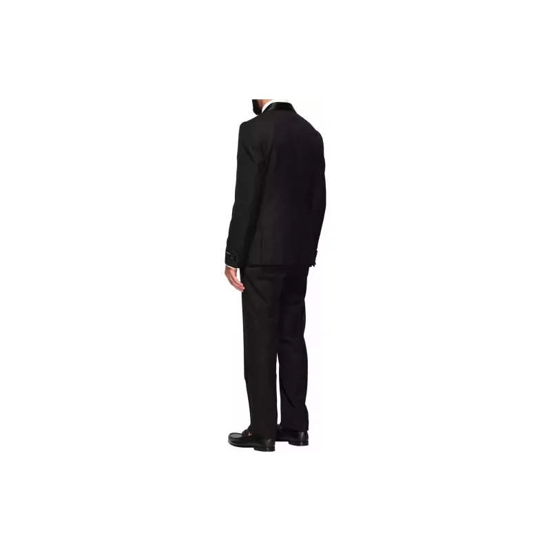 Zzegna Business Suits Men Black-2