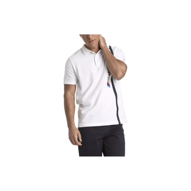 PUMA BMW Motorsport Polo Shirts Men White-3