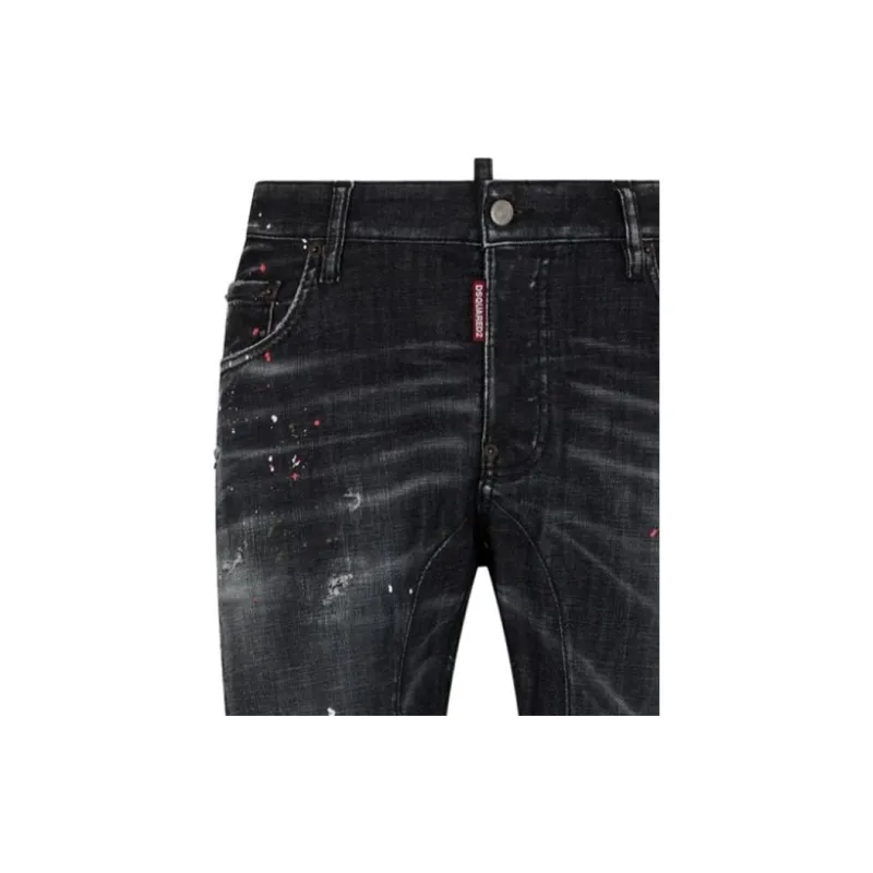 DSQUARED 2 Distressed Paint splatter Jeans-4