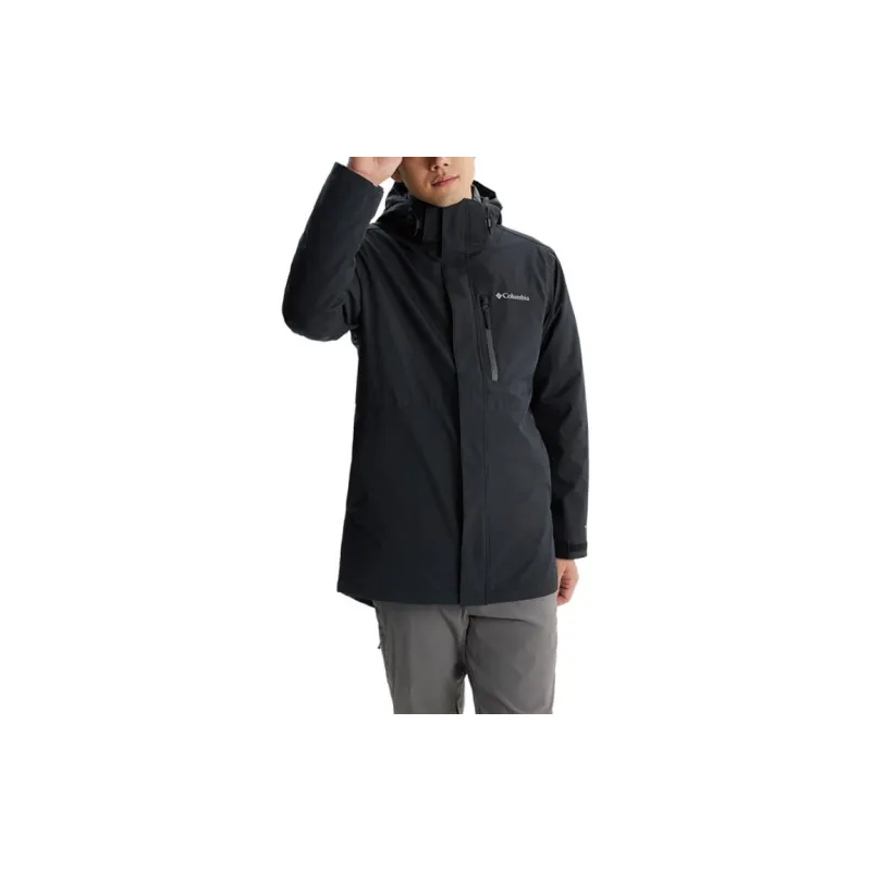 Columbia Omni Heat FW24 Waterproof And Windproof Windbreaker Jacket Men Black-2